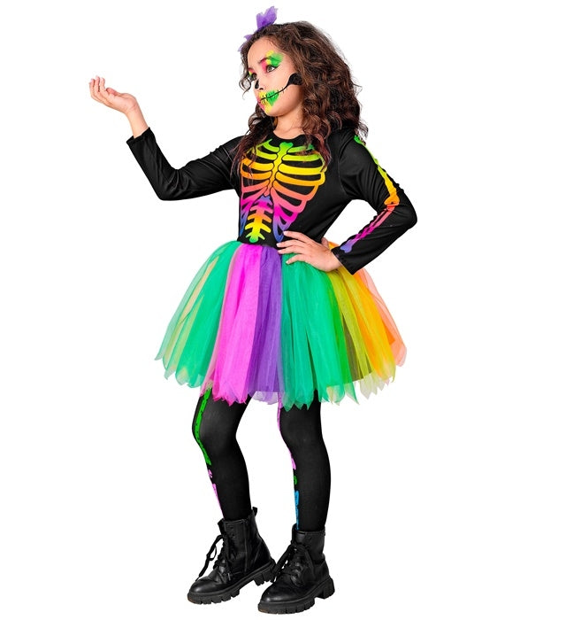 Costume Skeleton Ballerina Bambina