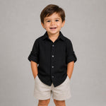 Camicia in Lino Neonato