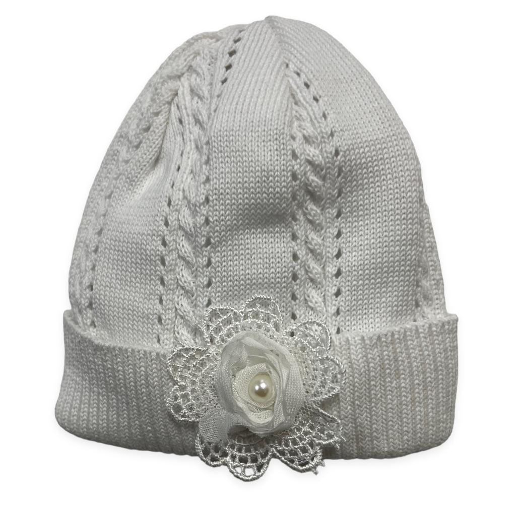 Cappello in Filo Con Applicazione