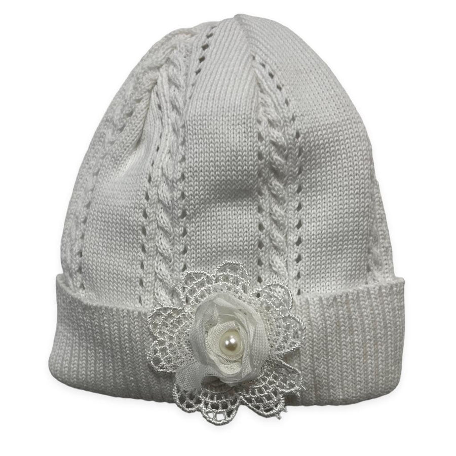 Cappello in Filo Con Applicazione