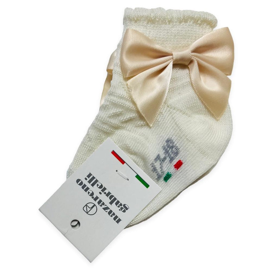 Calzino Fiocco in cotone Neonata