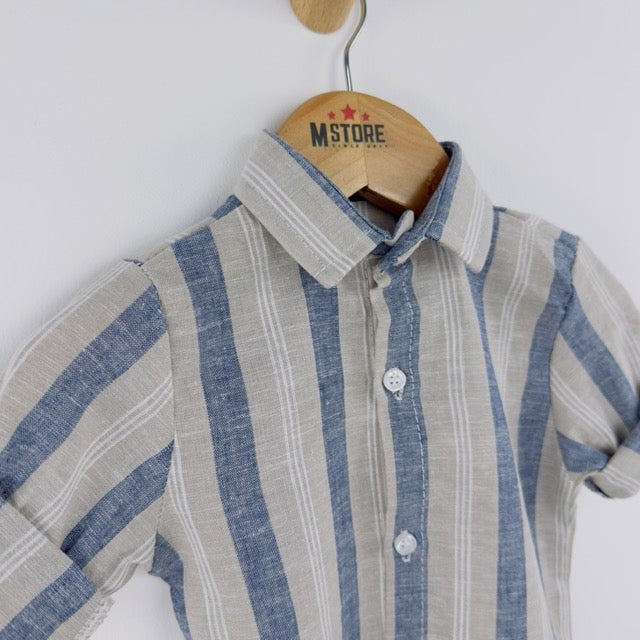Camicia in Lino Pierre Cardin Neonato