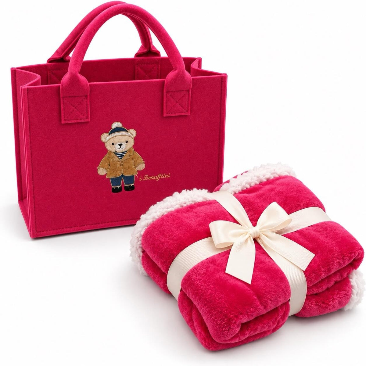 Set regalo Borsa con copertina Lettino in Coral  - Batuffolini