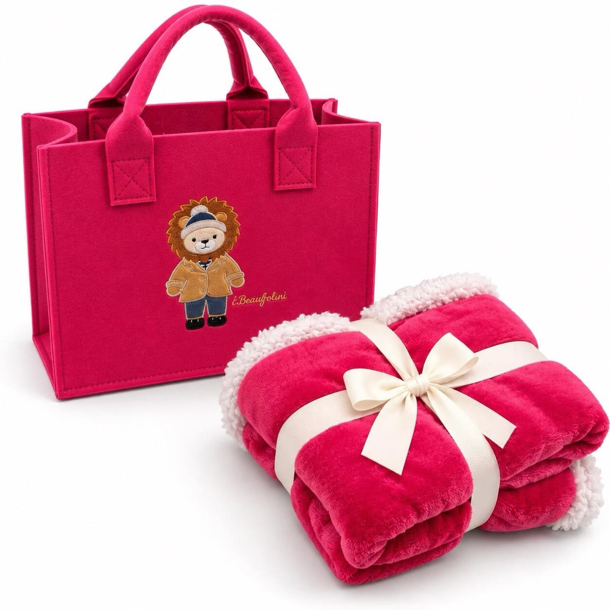 Set regalo Borsa con copertina Lettino in Coral  - Batuffolini