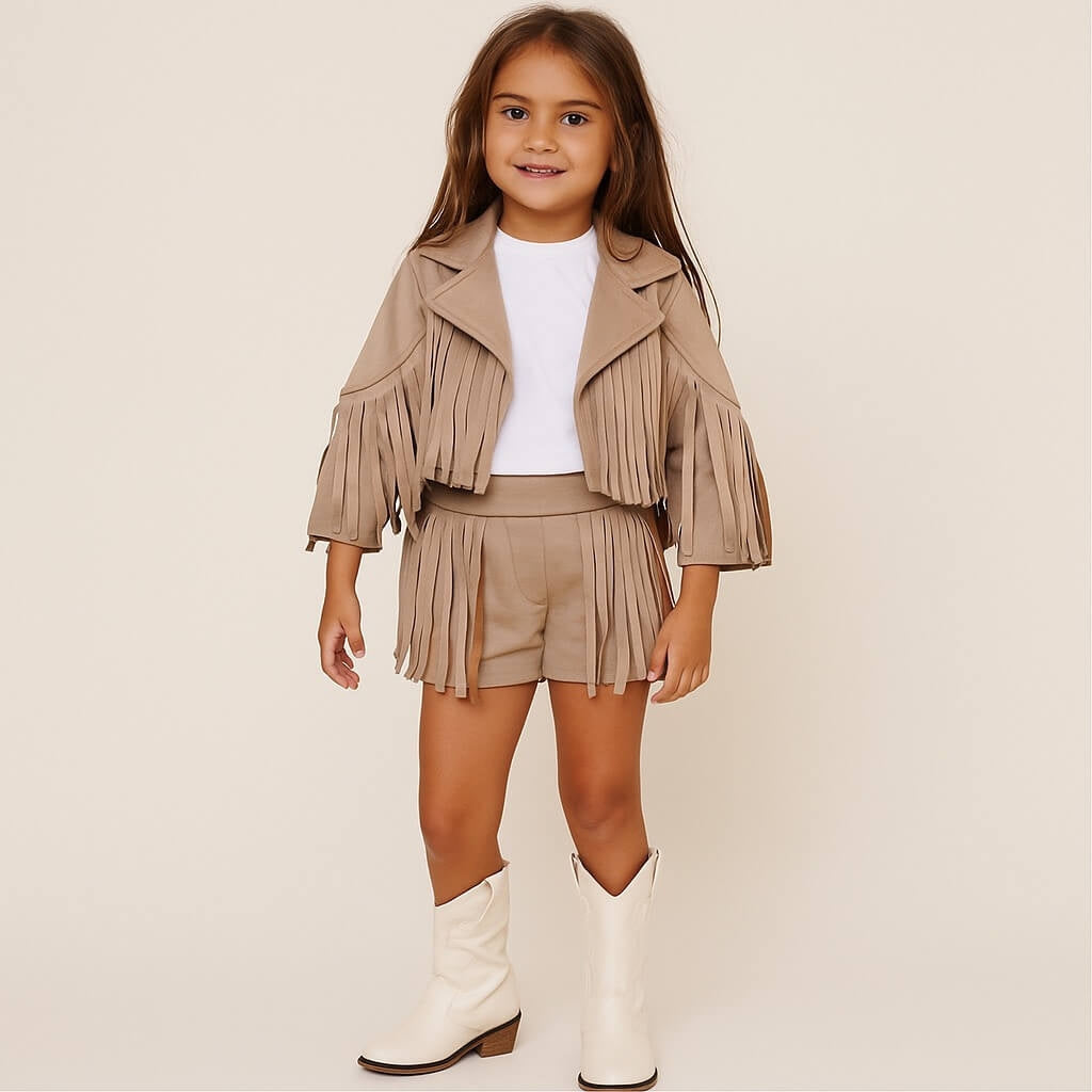 Completo Bimba Invernale Camoscio