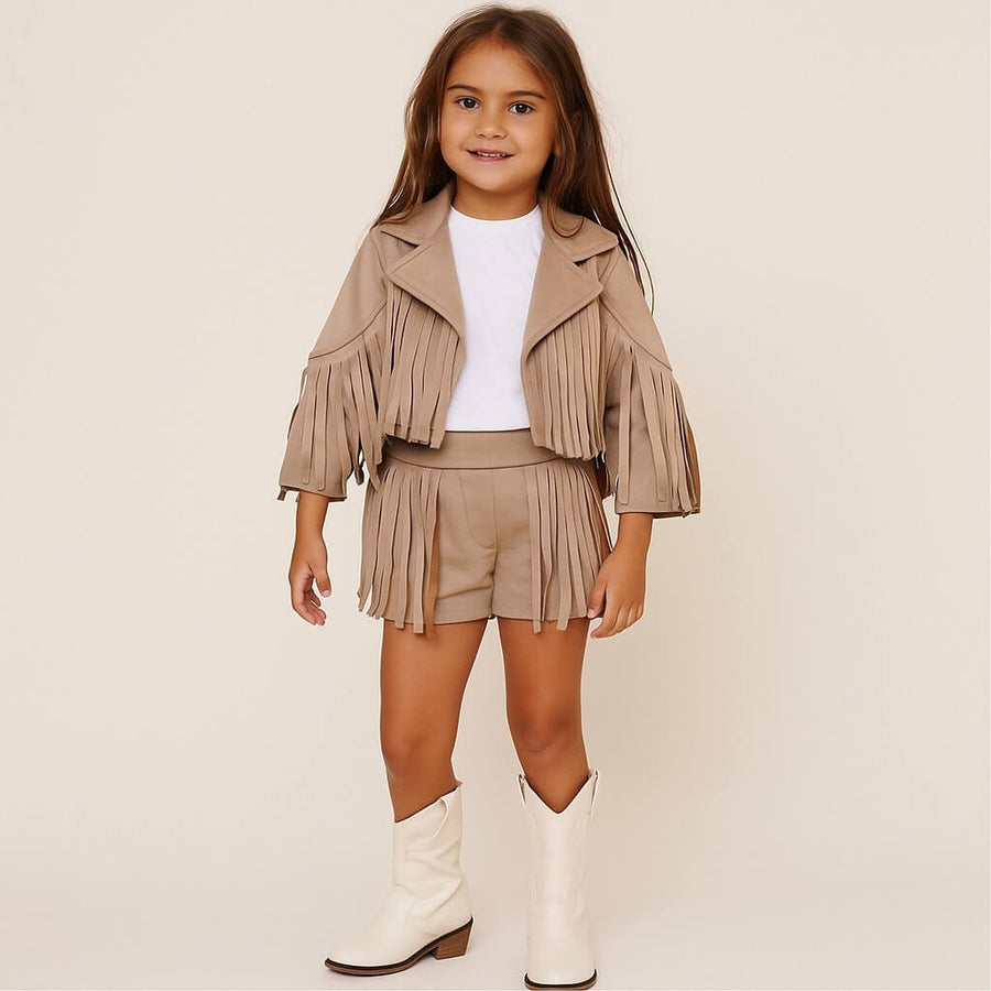 Completo Bimba Invernale Camoscio