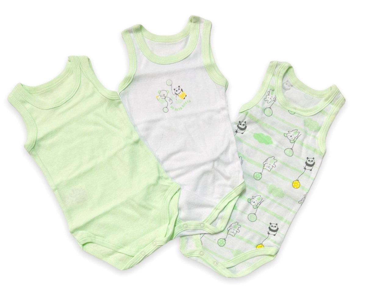 3 Body Canotta 100% Cotone Pastello