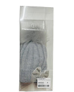 Cappello Con fiocco in Misto Lana