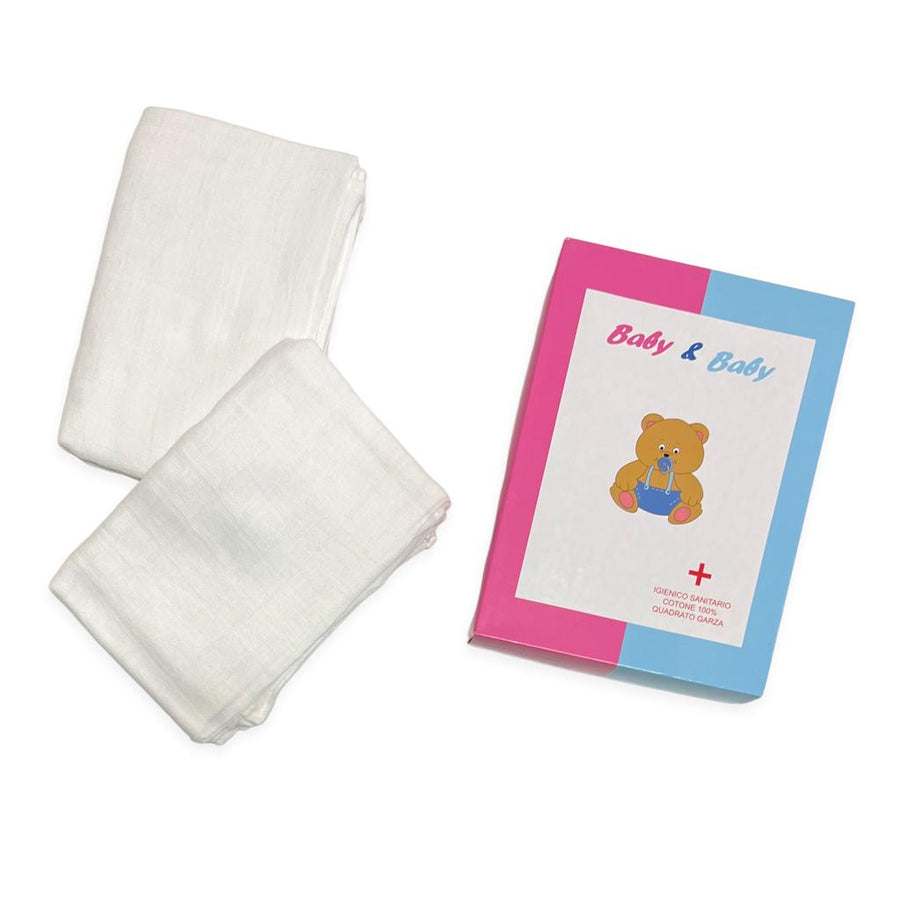 6 Pannetti Mussole Bianchi Baby e Baby