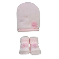 Set Cappello+scarpe in Cotone 0/6 Mesi