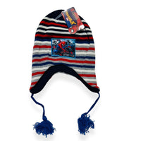 Cappello in Lana Spider Man modello eschimese