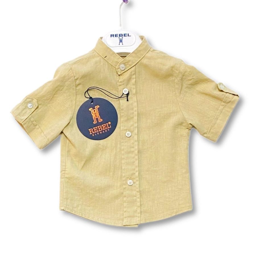 Camicia in Lino Neonato