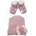 Set Cappello+scarpe in Caldo Cotone 0/6 Mesi