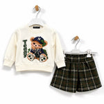 Completo 3 Pezzi Neonata Caldo Cotone - Fun Paris
