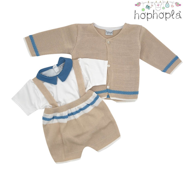 Completo 3 pezzi in Filo HopHoplà Oceano