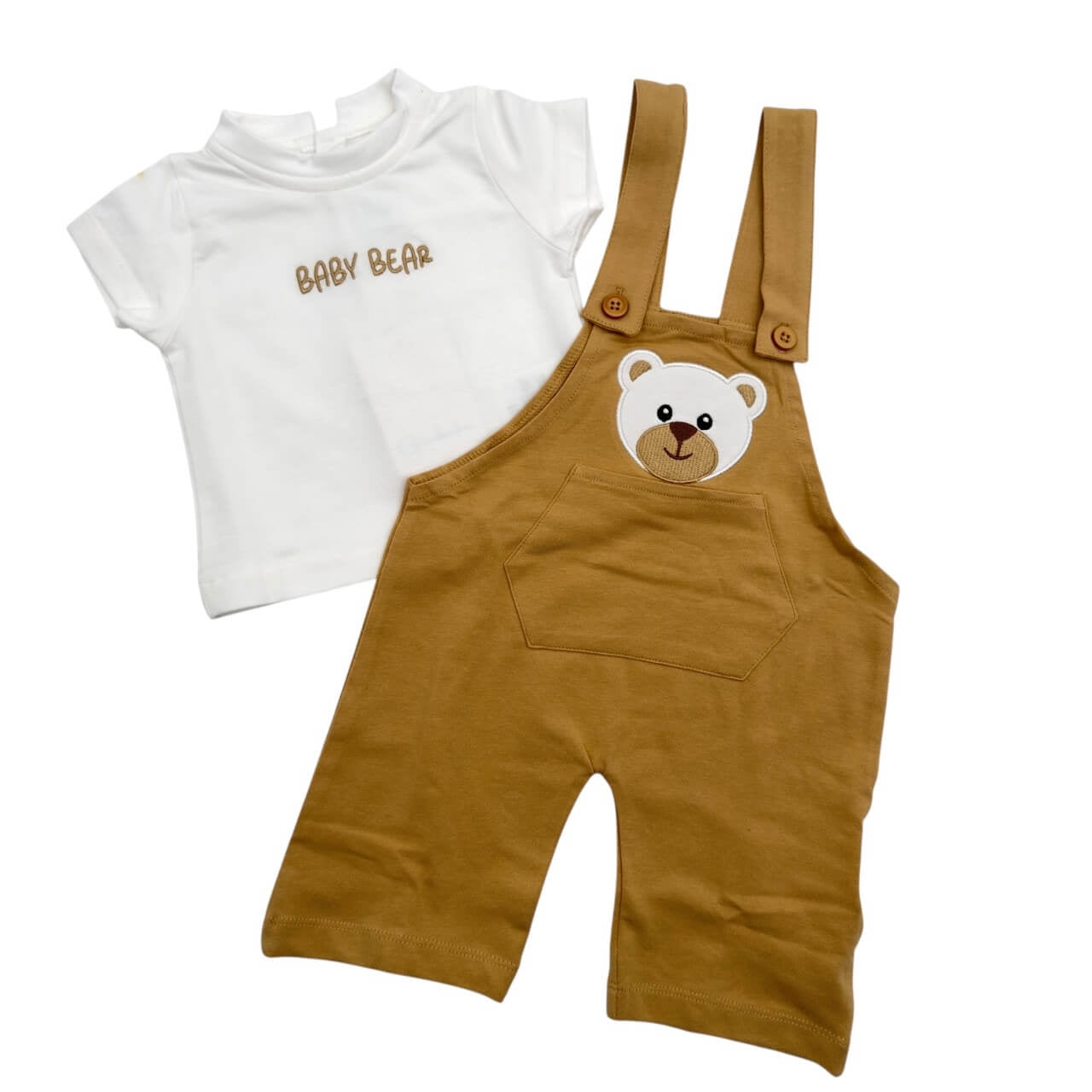 Salopette Neonato Giubebe Cotone