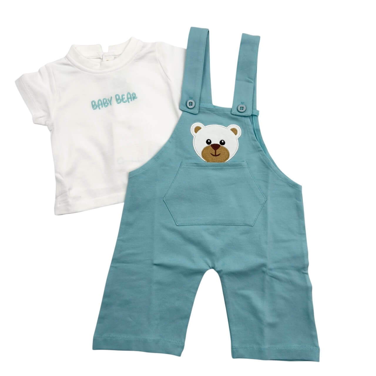 Salopette Neonato Giubebe Cotone