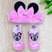 Set Scarpine + Fascia Minnie Neonata in Cotone