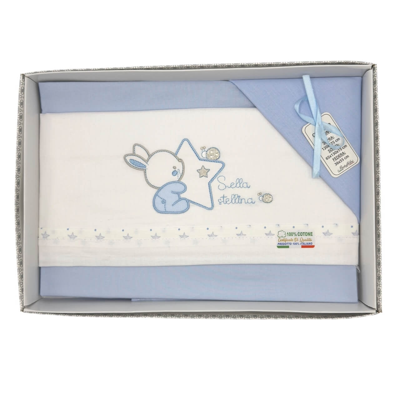 Completo Culla/Lettino Batuffolini 100% Cotone