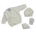 Set Golfino+Scarpette+Cappello in Misto Lana 0/6 Mesi