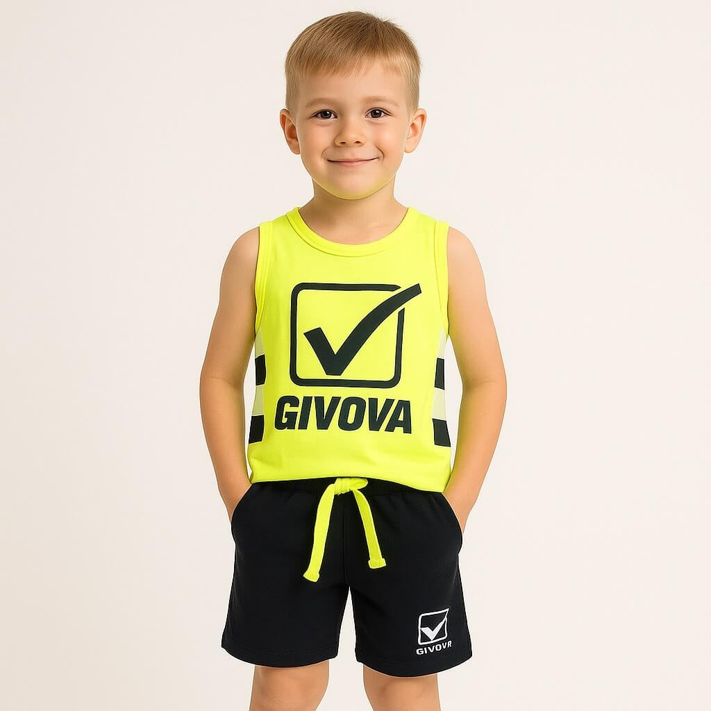 Completo Canotta Bimbo Givova