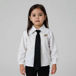 Camicia da bimba con cravatta