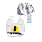 Set Cappello+bavetta Pastello 0/3 Mesi