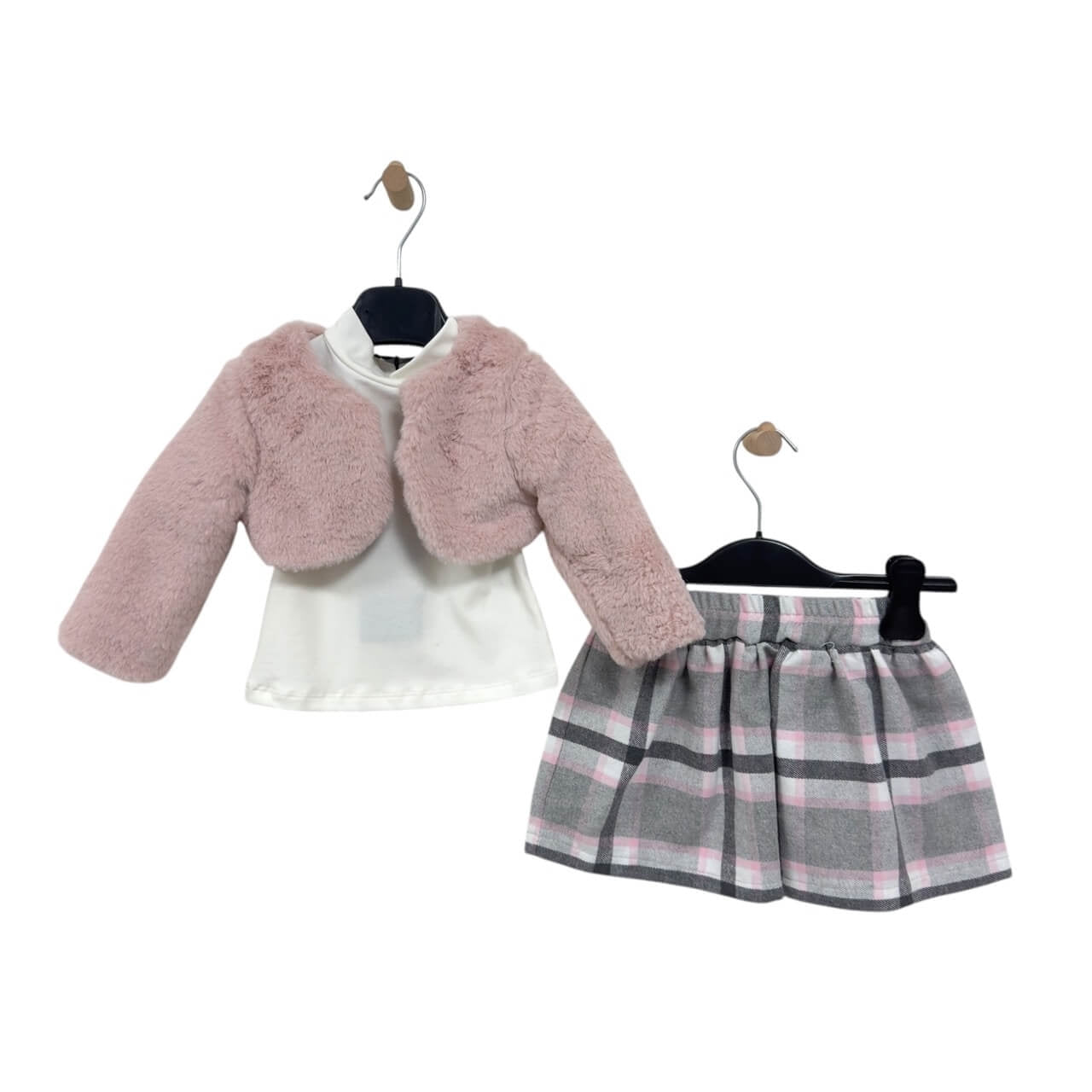 Completo Neonata Con Pelliccia