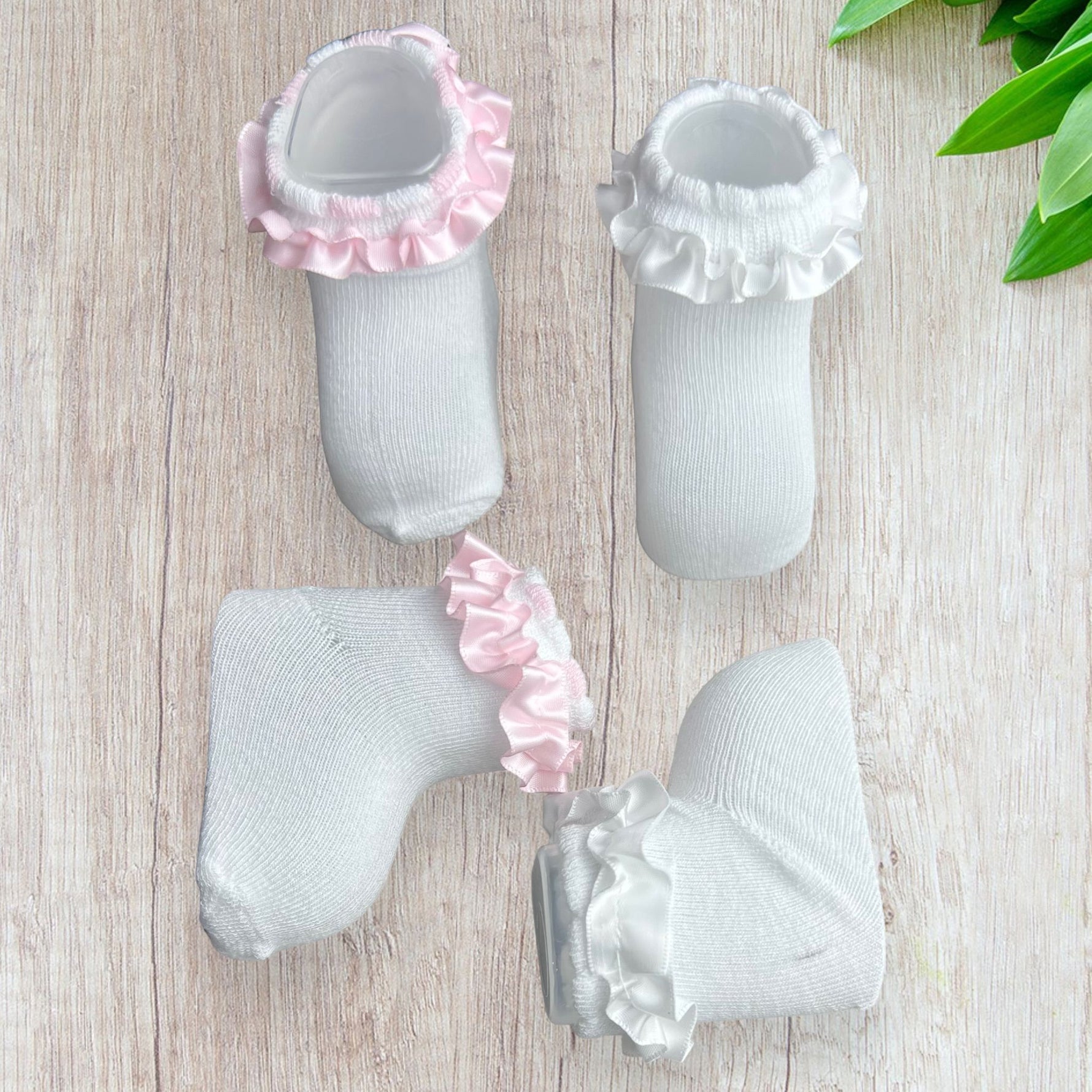 2 Calzini Con Applicazione Cotone Melanie
