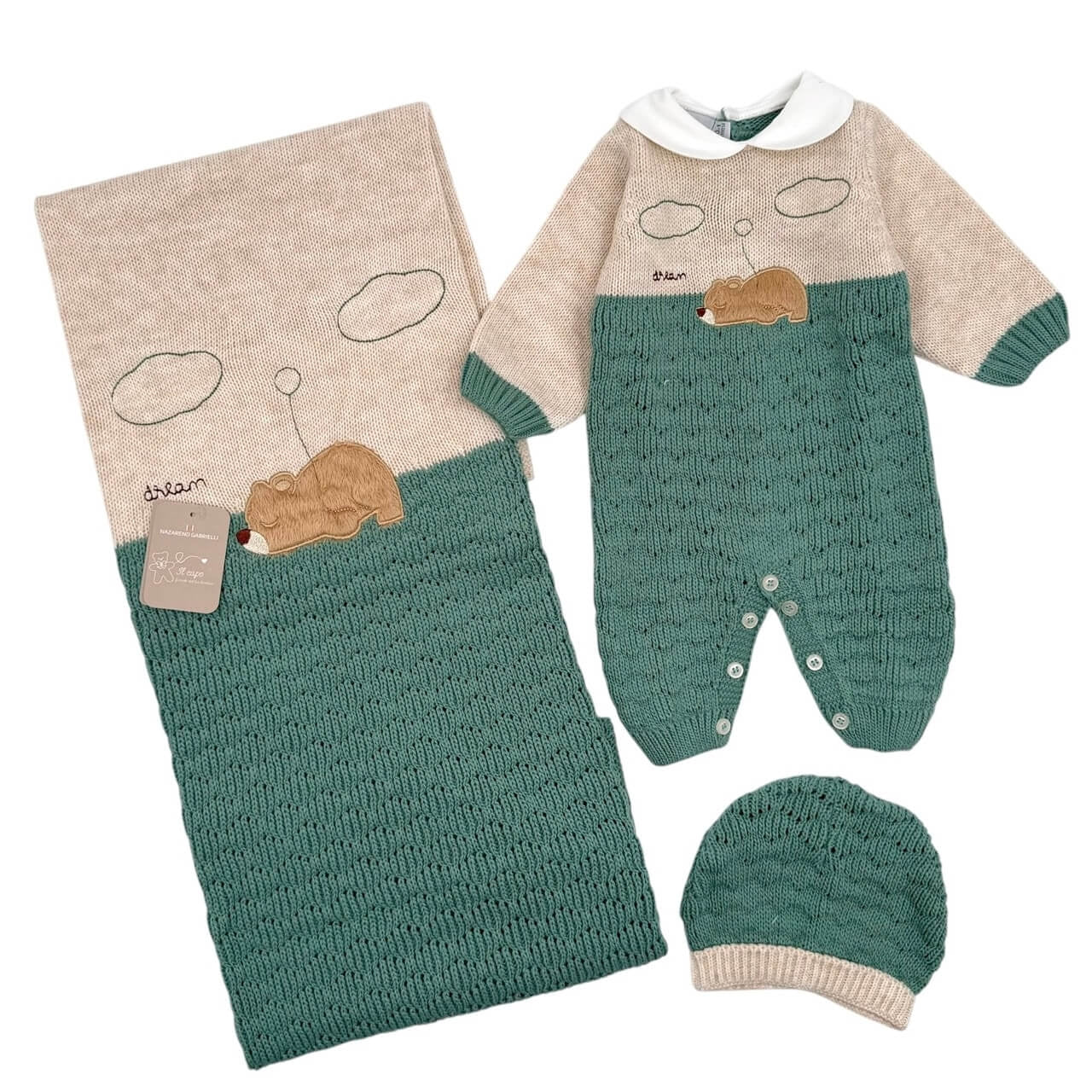 Set 3 pezzi in Lana Nazareno Gabrielli