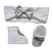 Set Scarpine + Fascia Neonata in Cotone