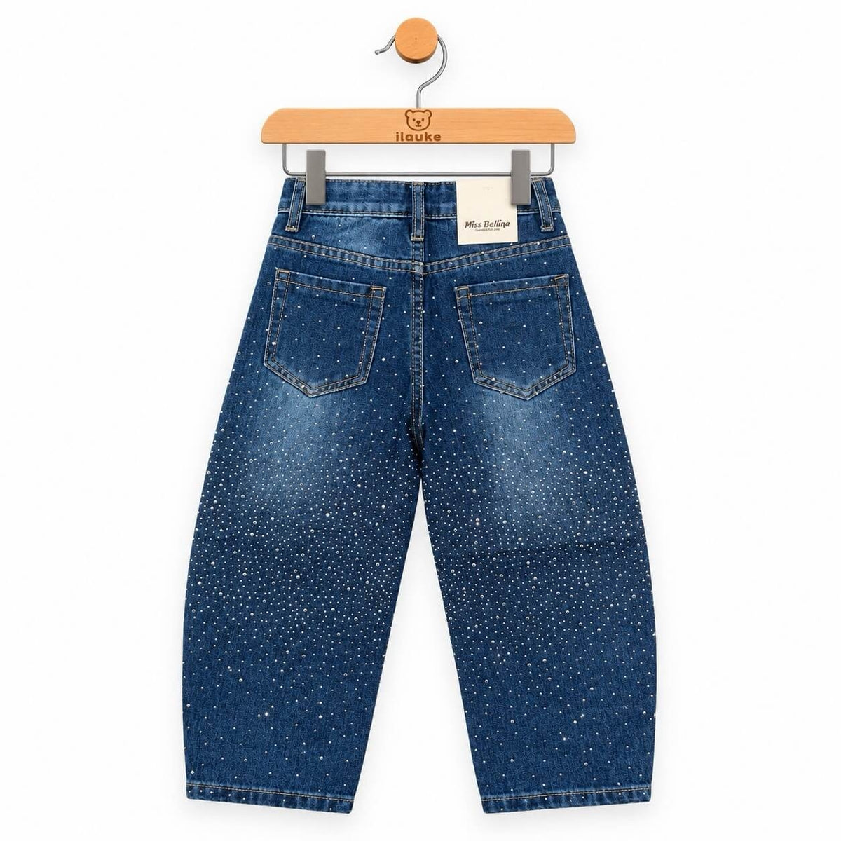 Jeans balloon Diamonds Avanti e Indietro bambina