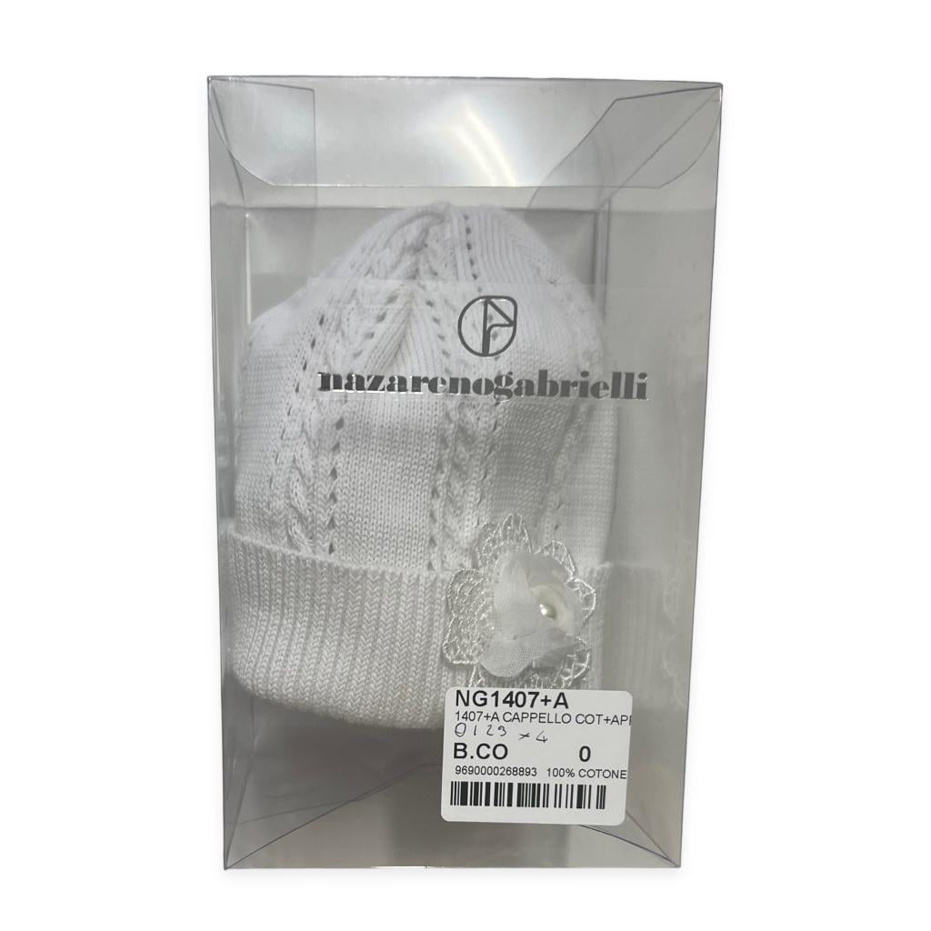 Cappello in Filo Con Applicazione