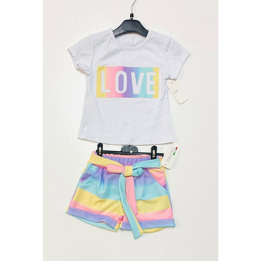 Completo Love Cotone Neonata