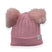 Cappello 2 PonPon in Misto Lana