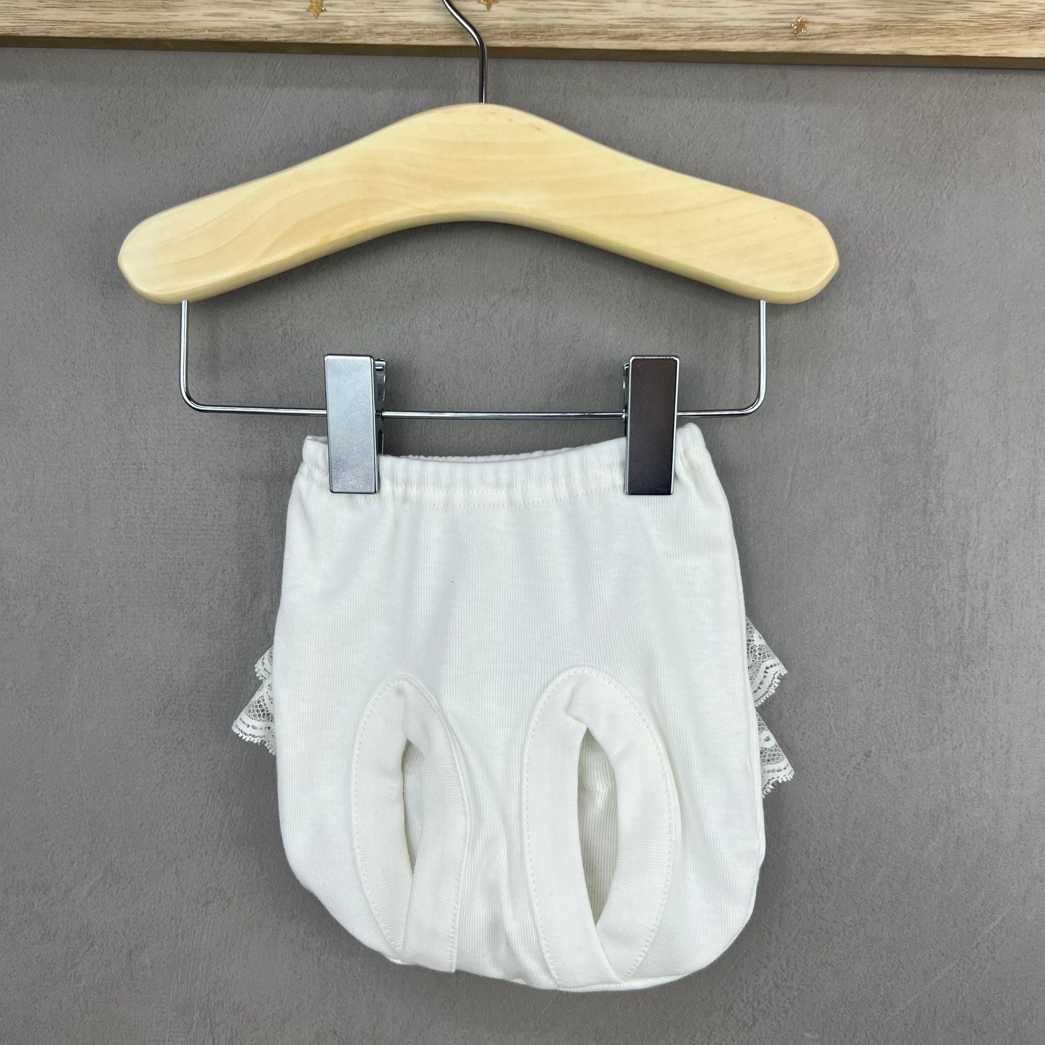 Culotte in Cotone Merlettata