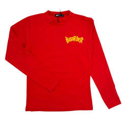 T-Shirt a Manica Lunga Retro Stampato Ragazzo