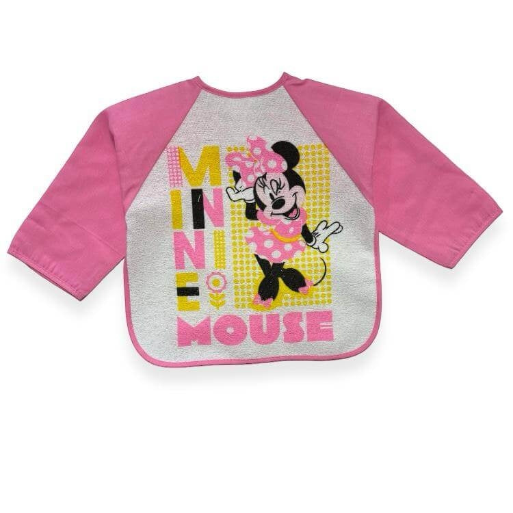 Maxi bavaglino con maniche Minnie