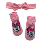 Set Scarpine + Fascia Minnie Neonata in Caldo cotone