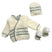 Set Golfino+Scarpette+Cappello in Misto Lana 0/6 Mesi