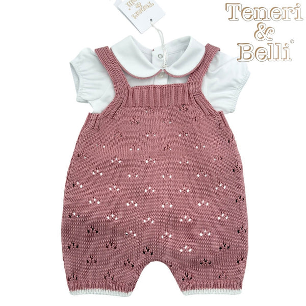 Pagliaccetto in Filo/cotone Neonata - Teneri e Belli