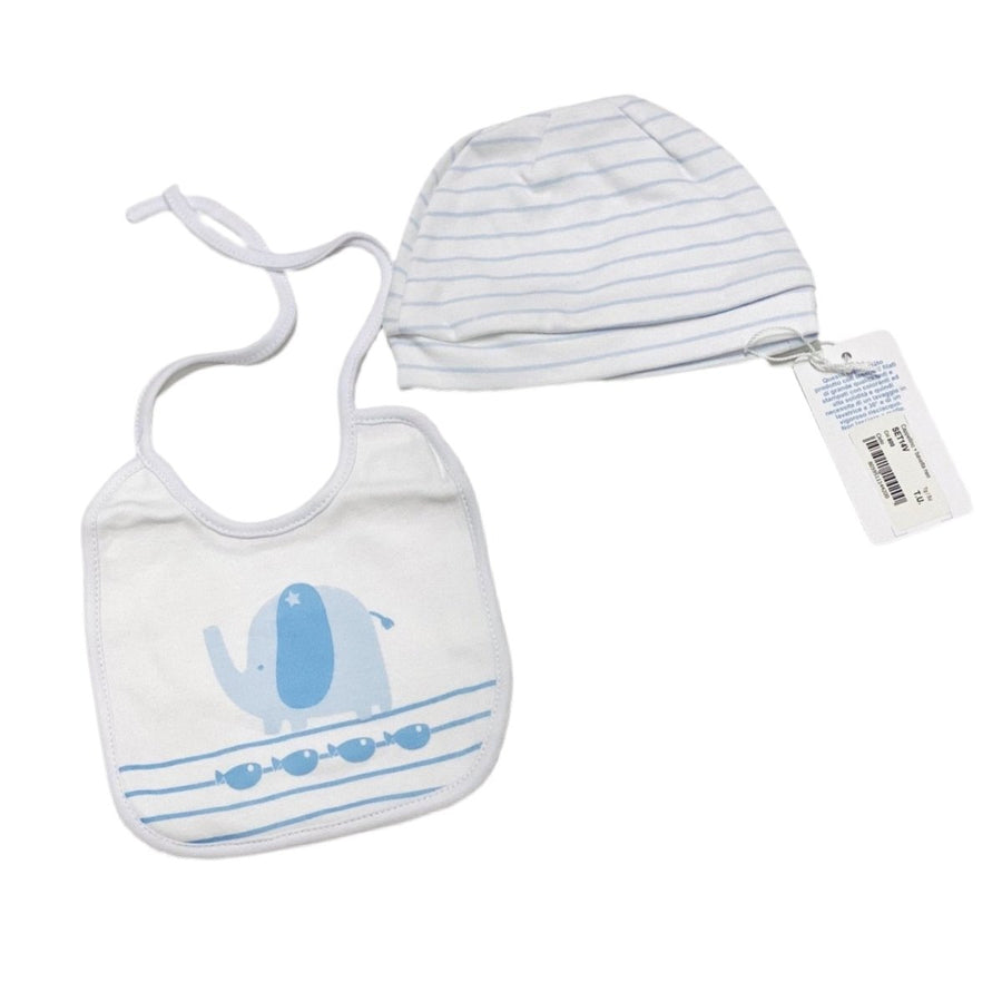 Set Cappello+bavetta Pastello 0/3 Mesi